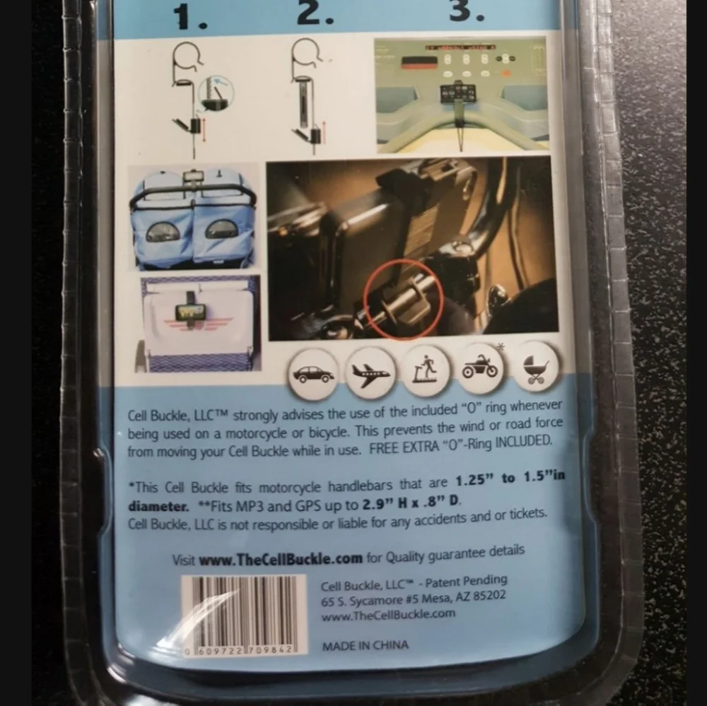 CELL BUCKLE CELL PHONE HOLDER